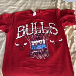 Bulls 1991 NBA Finals tshirt - large
