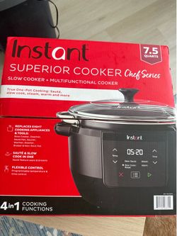 Instant pot 7.5qt superio cooker