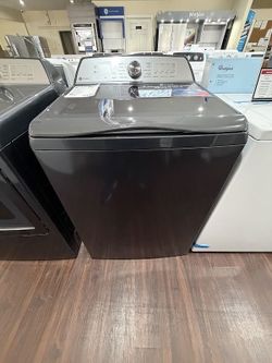 GE Profile™ 5.0 Cu. Ft. Diamond Gray Impeller Top Load Washer
