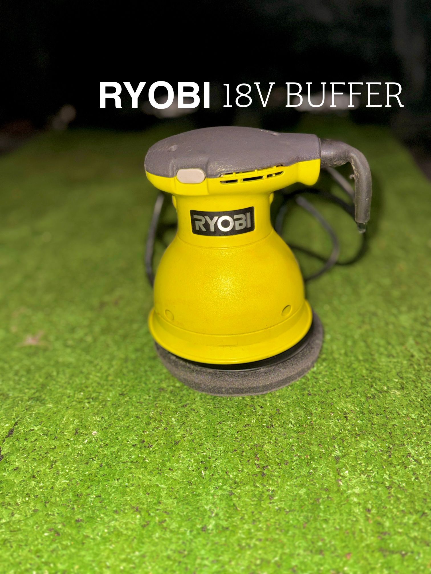 Ryobi 18V Corded Buffer – Excellent Condition! 