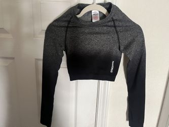 Gymshark Adapt Ombre Seamless Long Sleeve Crop Top