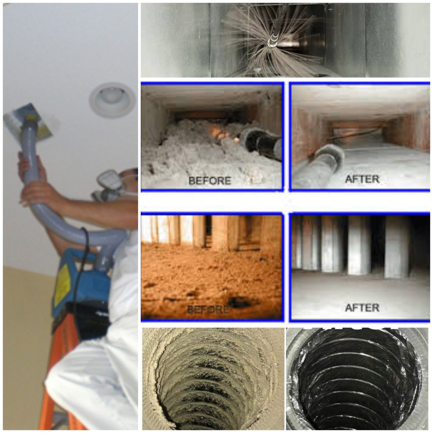 Air duct and vents cleaning