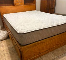 Queen Platform Bed with Storage-4 Drawers