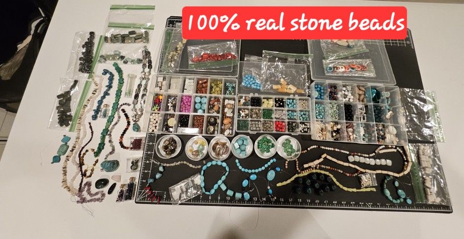 Huge Stone Beads Lot