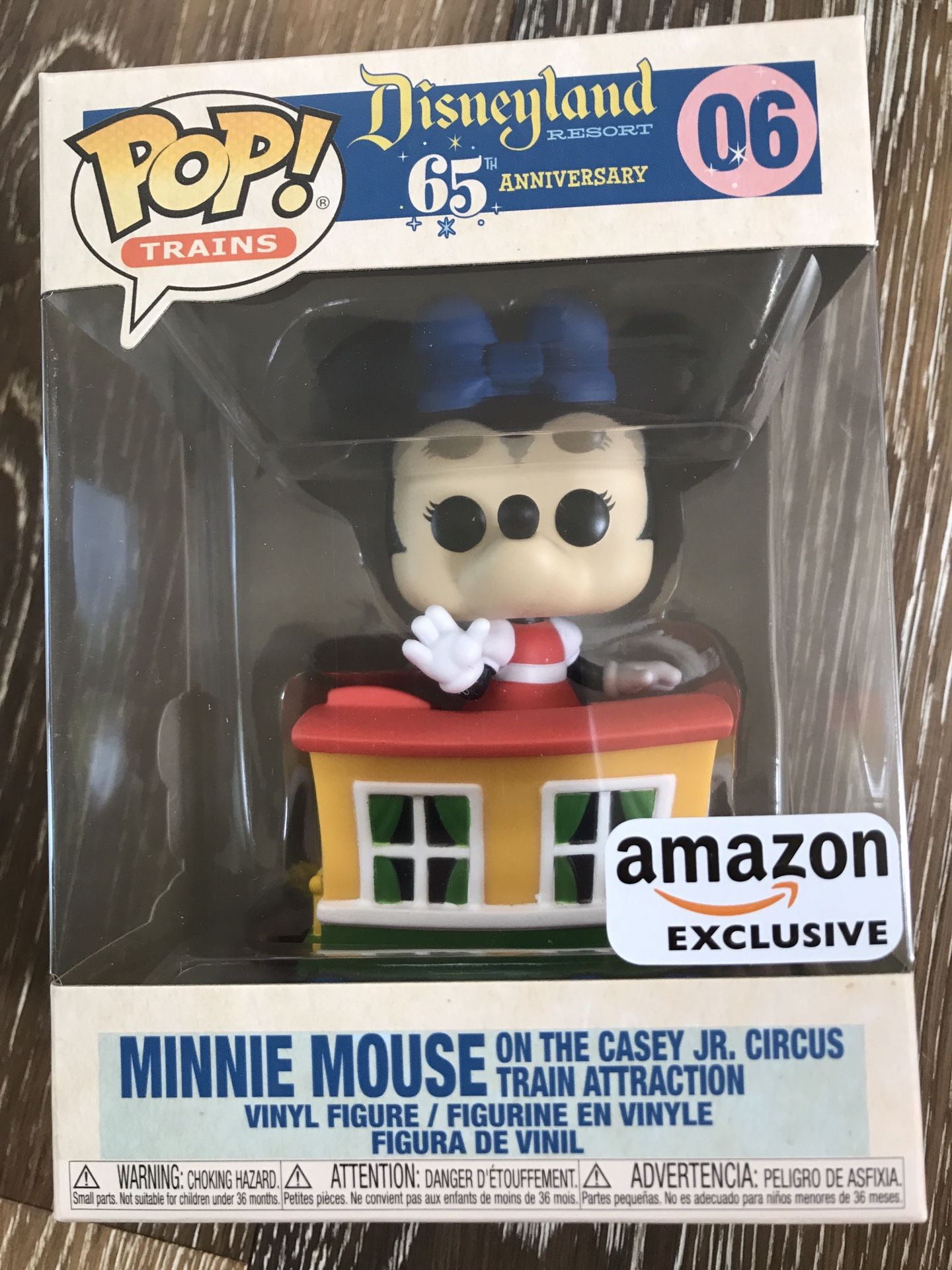 Funko Pop! Disney: Casey Jr Train Ride - Minnie in Caboose Car - Super Exclusive