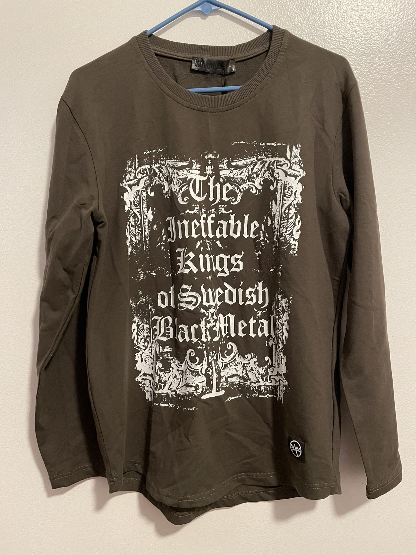 Saw Clothing Graphic Sweatshirt L Reg Price $159.99 Brand New with Tags