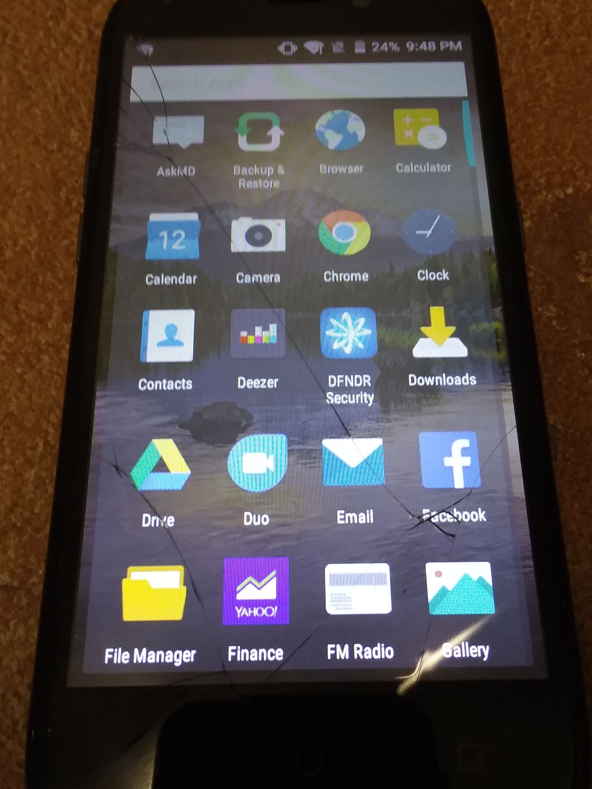 Cricket ZTE phone ( cracked screen)