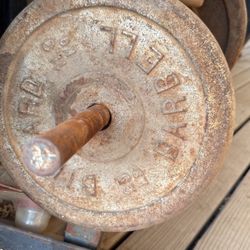 25LBX2=50LB BARBELLS