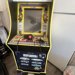 Super Pac-Man + More Games Arcade Machine With Riser On The Bottom 