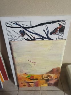 Canvas and canvas paintings