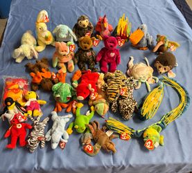 Lot of Beanie Babies & Teenie Beanie Babies