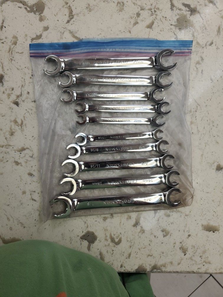 Craftsman, Open End  6 Point Wrench Set