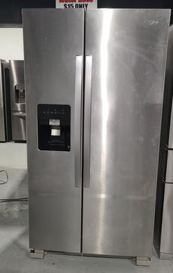 Whirlpool Side-by-Side Stainless Steel Refrigerator
