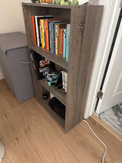 Gray Bookshelf