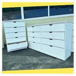 Dresser set / Five and eight drawers dresser