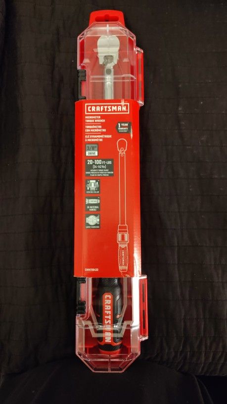 Craftsman Torque Wrench 3/8 Drive