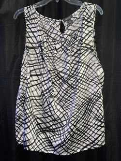 Black And White Blouse