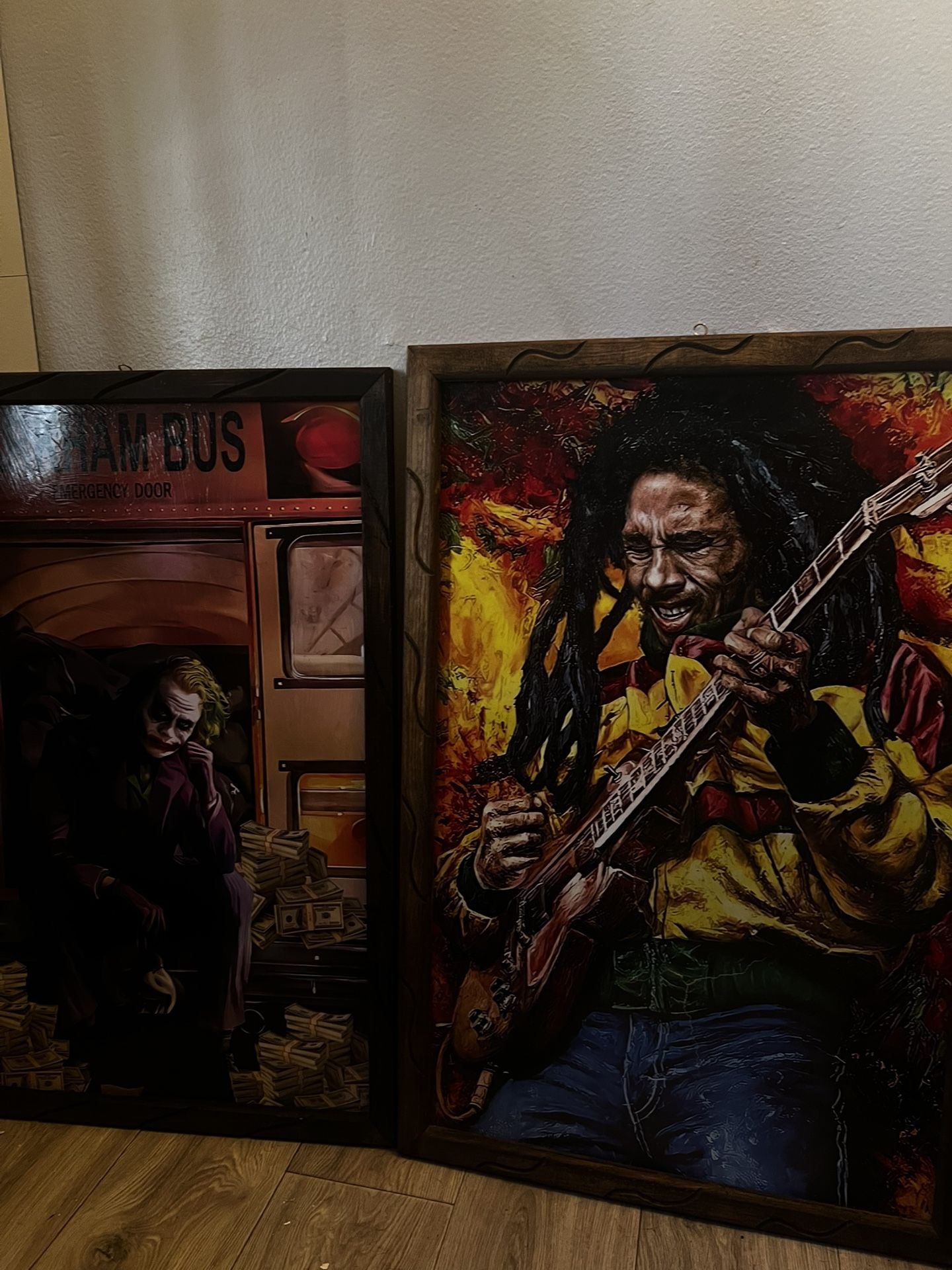 large Wooden Paintings 