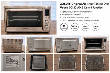COSORI Air Fryer Toaster Oven 12-in-1 | CO130-AO | Works Great
