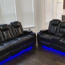 PartyTime Power Reclining Sofa And Loveseat🛍️