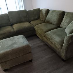 4pcs Sectional Sofa w/ottoman