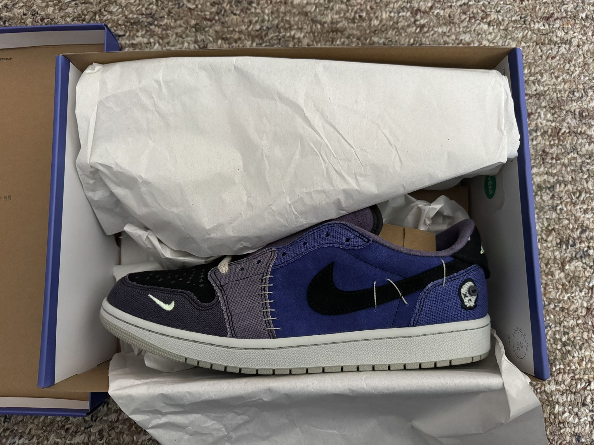 Jordan 1 Retro Low OG Zion Williamson Voodoo Alternative Size 11.5