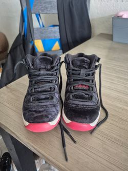 Kids Air Jordan ll retro bred velvet (black)