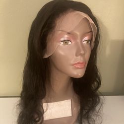 New Dark Brown Lacefront Long Wig