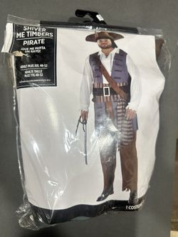 Adult Size Pirate Costume Xxl
