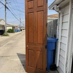 Solid Wood Interior Door 96” x 29” 3/4