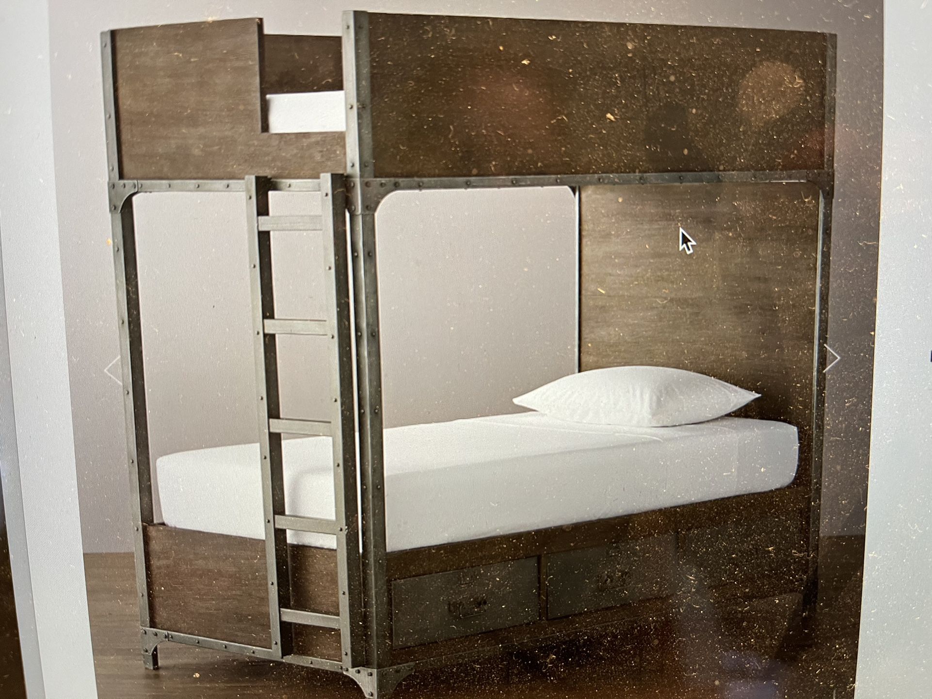 Restoration Hardware Twin Bunk bed 