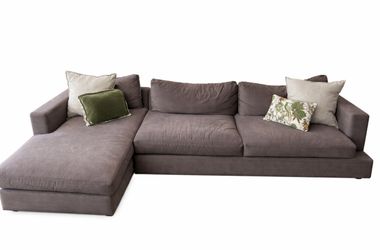 Large Modern L-Shaped Sectional Sofa w/ Chaise – Excellent Condition
