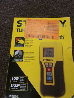 New Stanley Bluetooth distance measure 100 foot ra