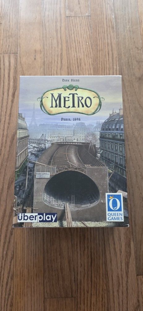 Metro Board Game Dirk Henn 2003 Out Of Print
