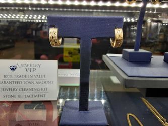 Bangle Earring Yellow Gold 14k (.585) 3.2 grams