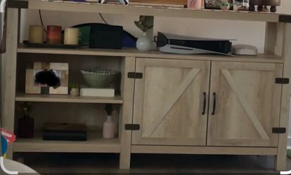 Rustic Console Stand For TV | Media | Entryway | Living Room Console