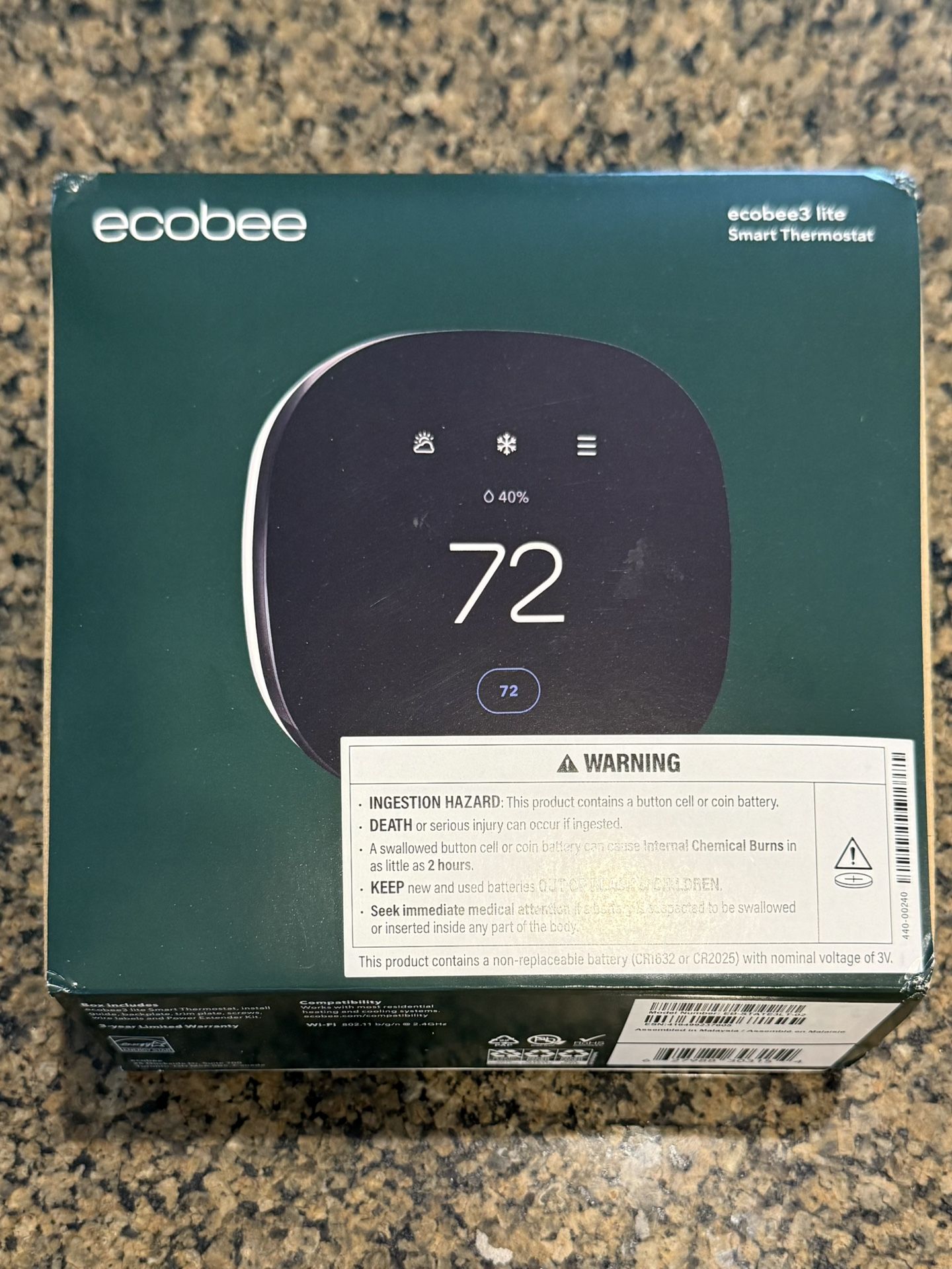ECOBEE3 LITE THERMOSTAT