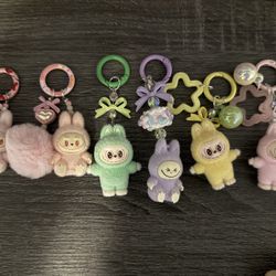 Mini Labubu Keychains For Purses, Backpacks