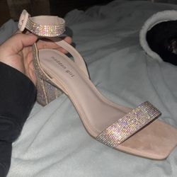 Madden Girl Winnii Rhinestone Dressy Slingback Heels