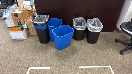 Free trash cans