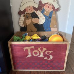 Raggedy Ann And Andy Toy Chest Box