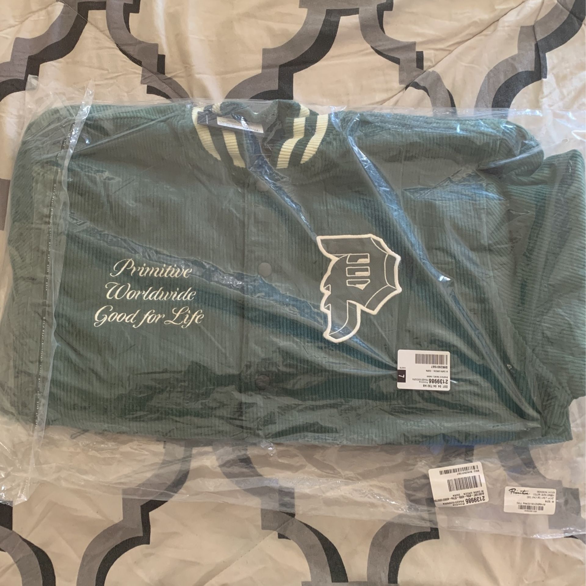 Green Varsity jacket