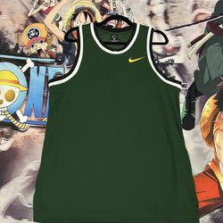 Nike Retro Green Basketball Jersey Large 