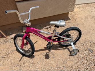 Specialized Hotrock 16” Pink Girls Bike with Training Wheels