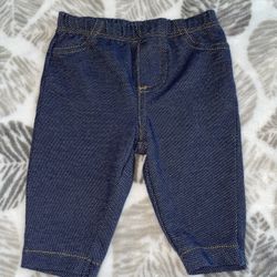 Carter’s 3 Months Baby Girl Leggings Jeans 
