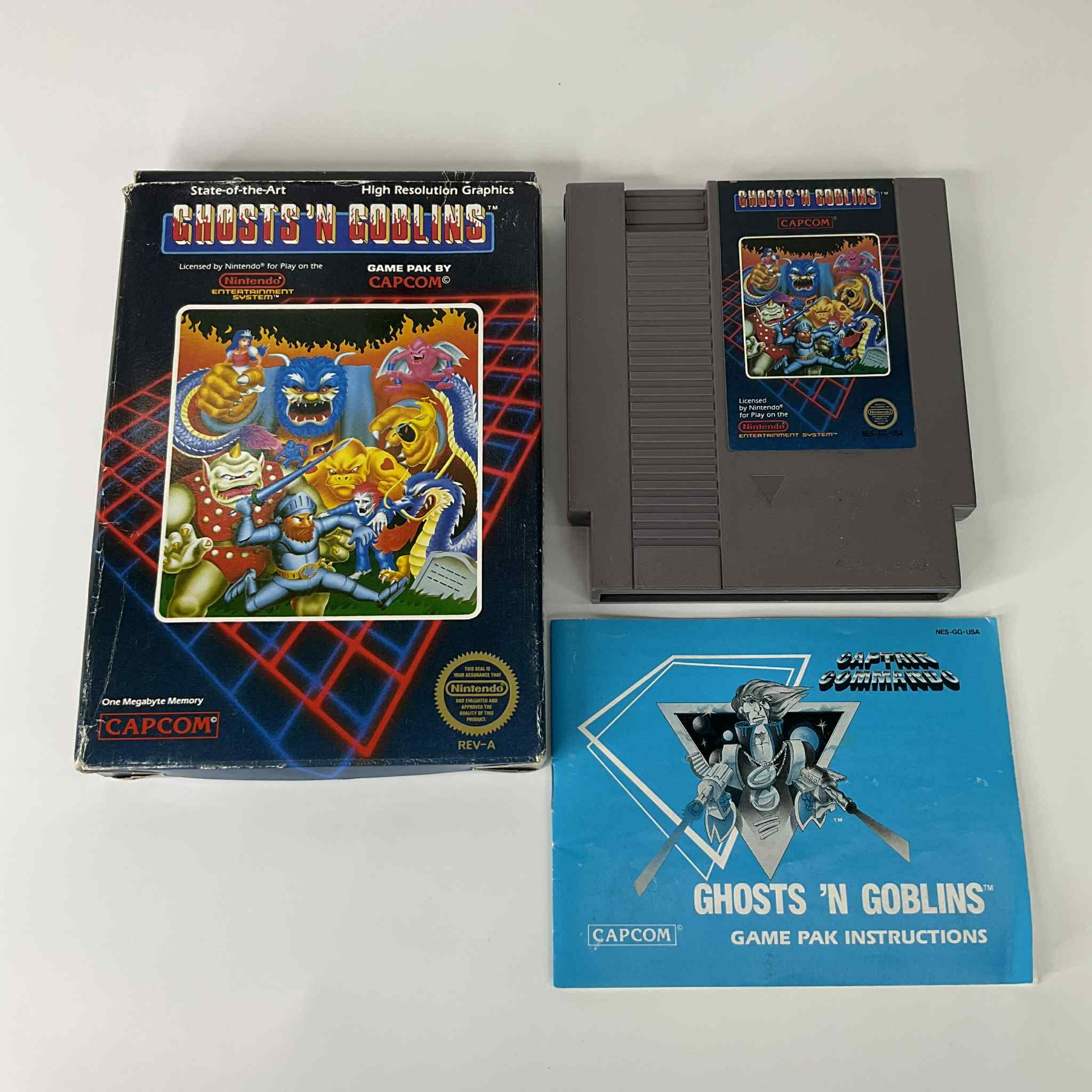 Ghosts'N Goblins Nintendo NES