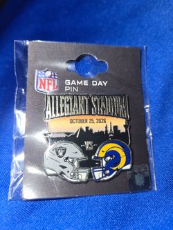 NFL Los Angeles Rams vs Las Vegas Raiders Game Pin
