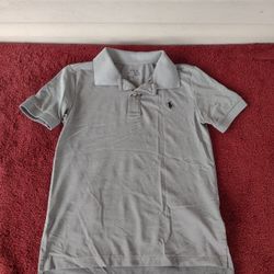 POLO RALPH LAUREN Boys Short Sleeve Shirt Sz 6 High-Low