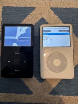 2 Apple iPods 5th gen 80GB & 60GB