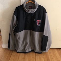 Texas Tech Fleece Men’s Size XL  Black & Gray